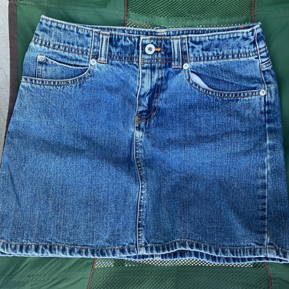 GAP blue jean skirt